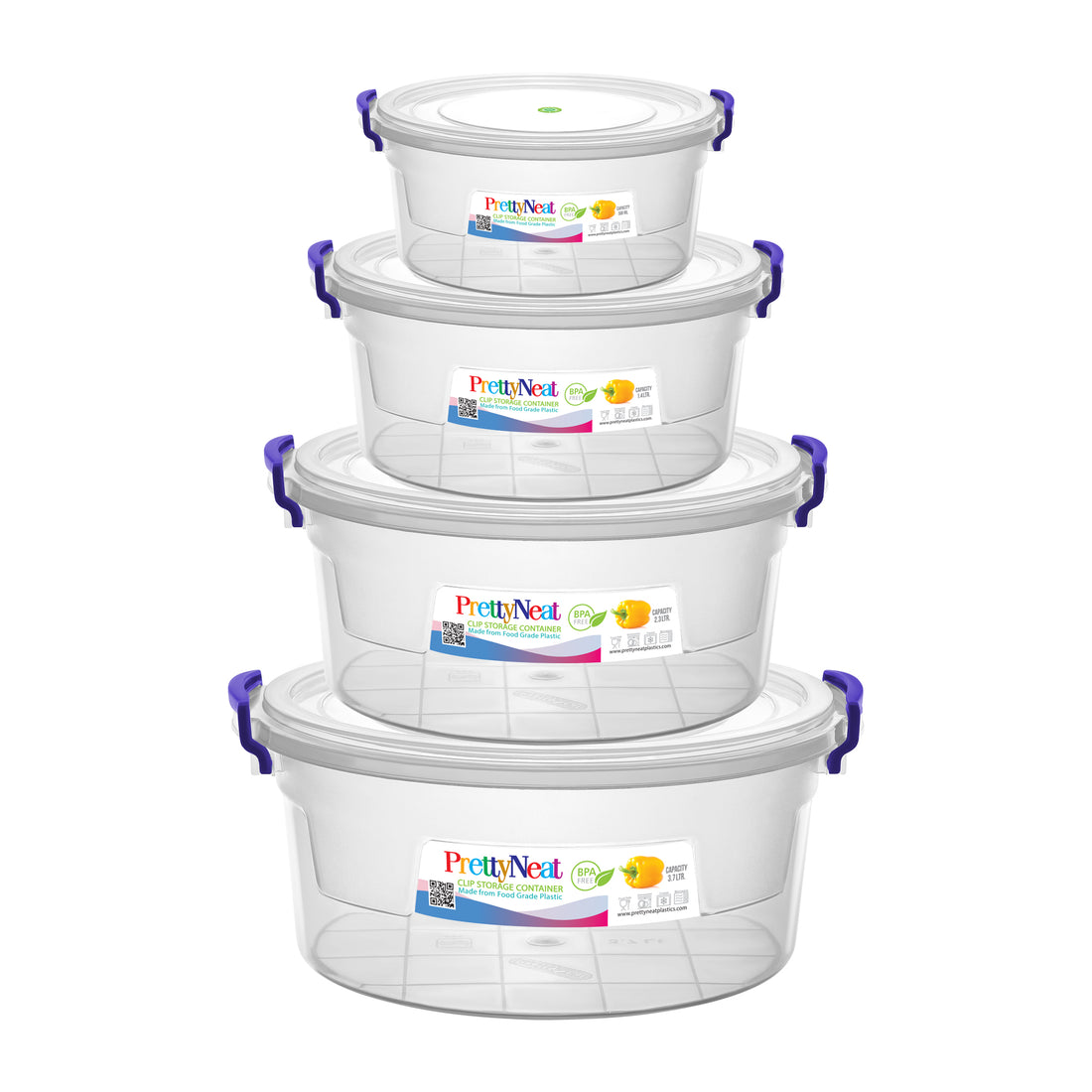 Clip Storage Container Bundles (3 pcs, 4 pcs and 5 pcs Set)