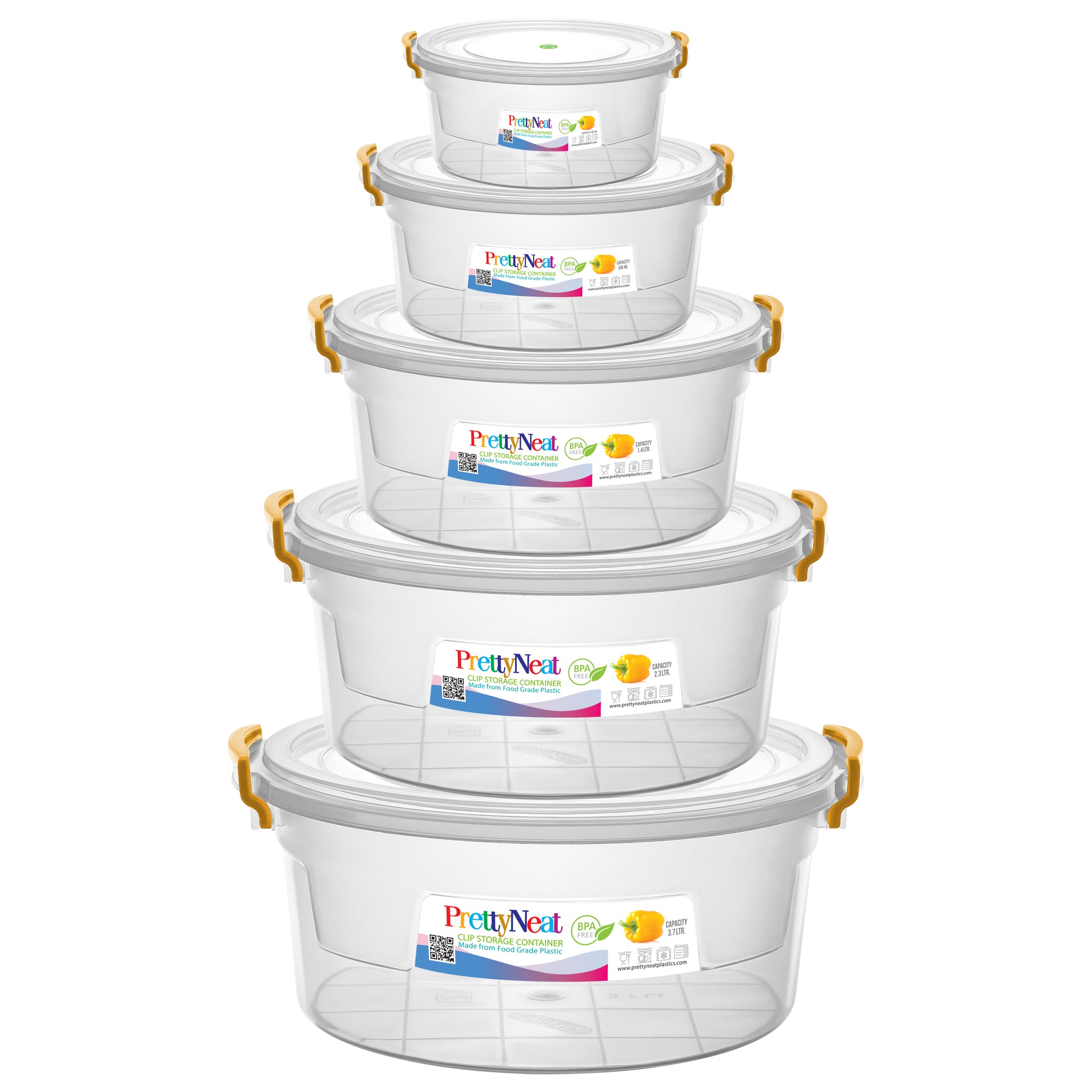 Clip Storage Container Bundles (3 pcs, 4 pcs and 5 pcs Set)