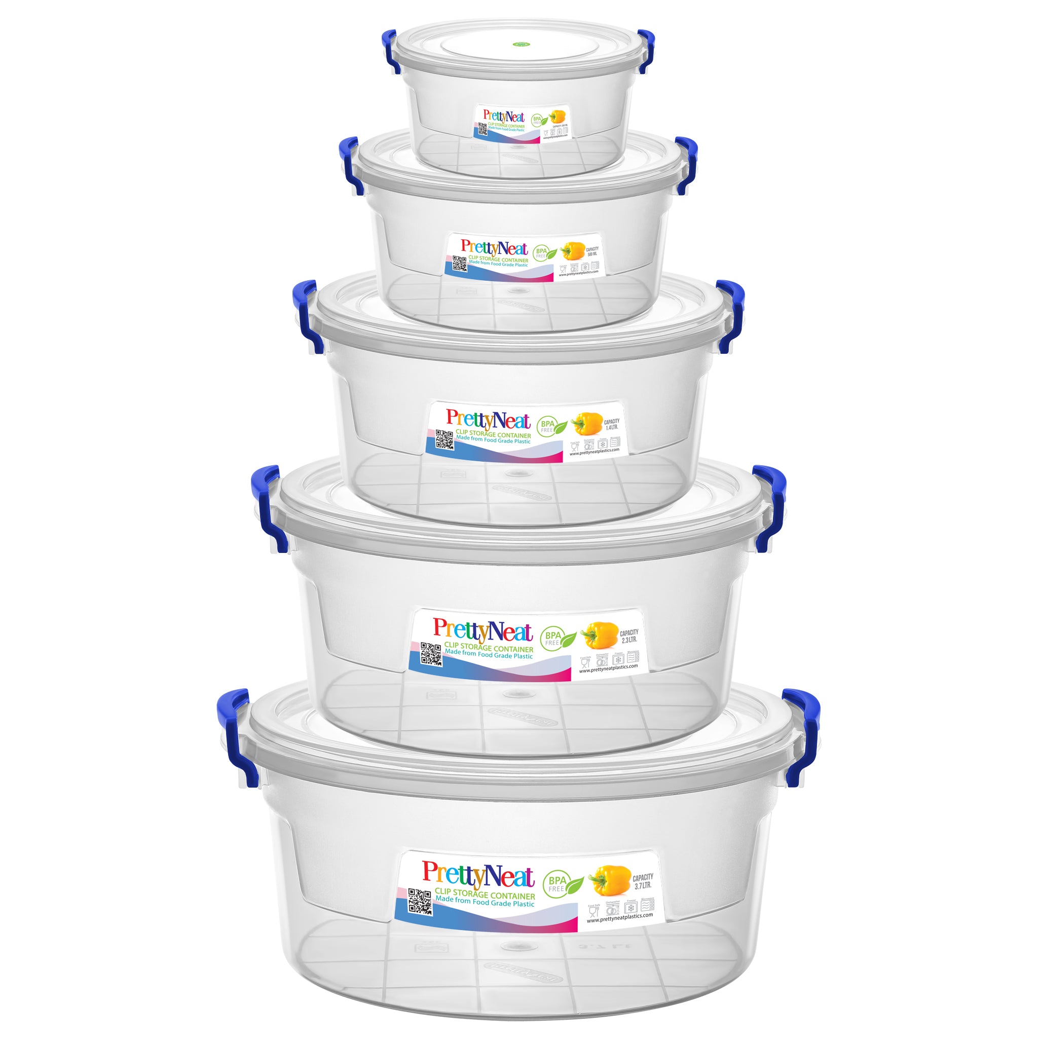 Clip Storage Container Bundles (3 pcs, 4 pcs and 5 pcs Set)