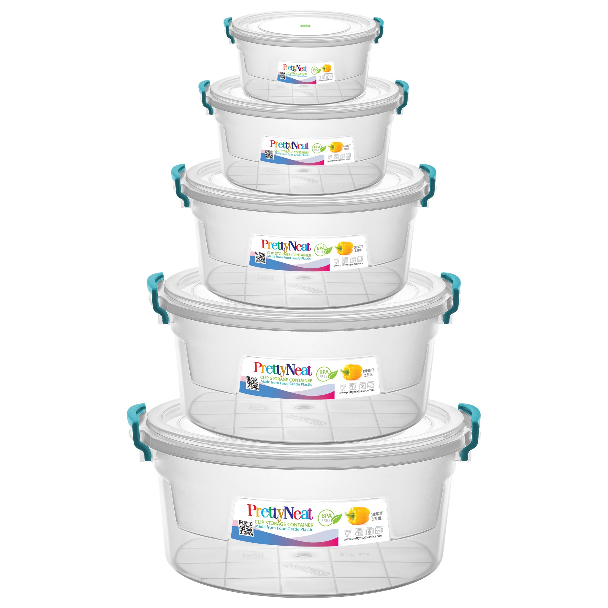 Clip Storage Container Bundles (3 pcs, 4 pcs and 5 pcs Set)