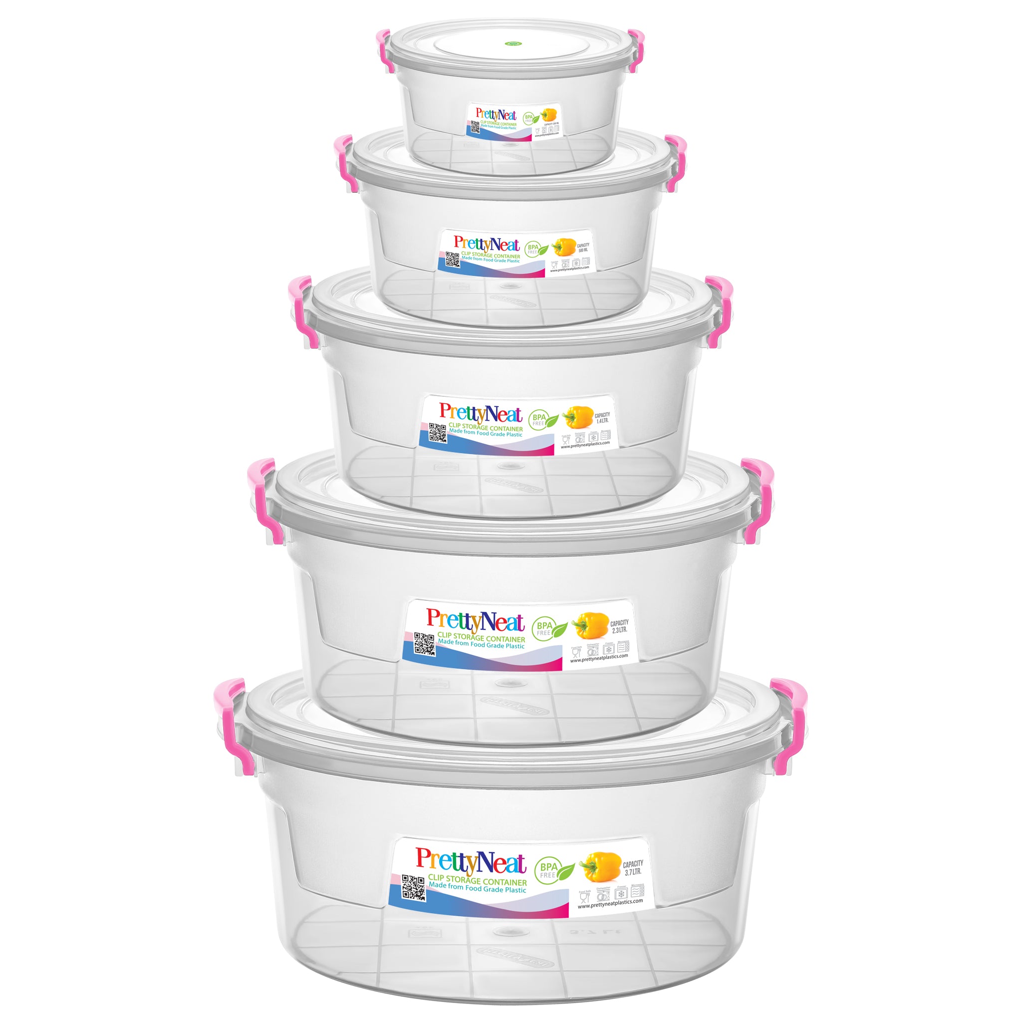 Clip Storage Container Bundles (3 pcs, 4 pcs and 5 pcs Set)