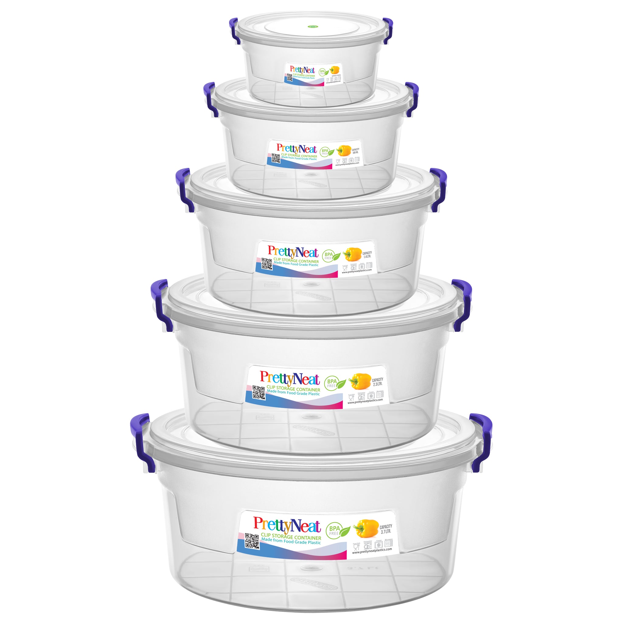 Clip Storage Container Bundles (3 pcs, 4 pcs and 5 pcs Set)