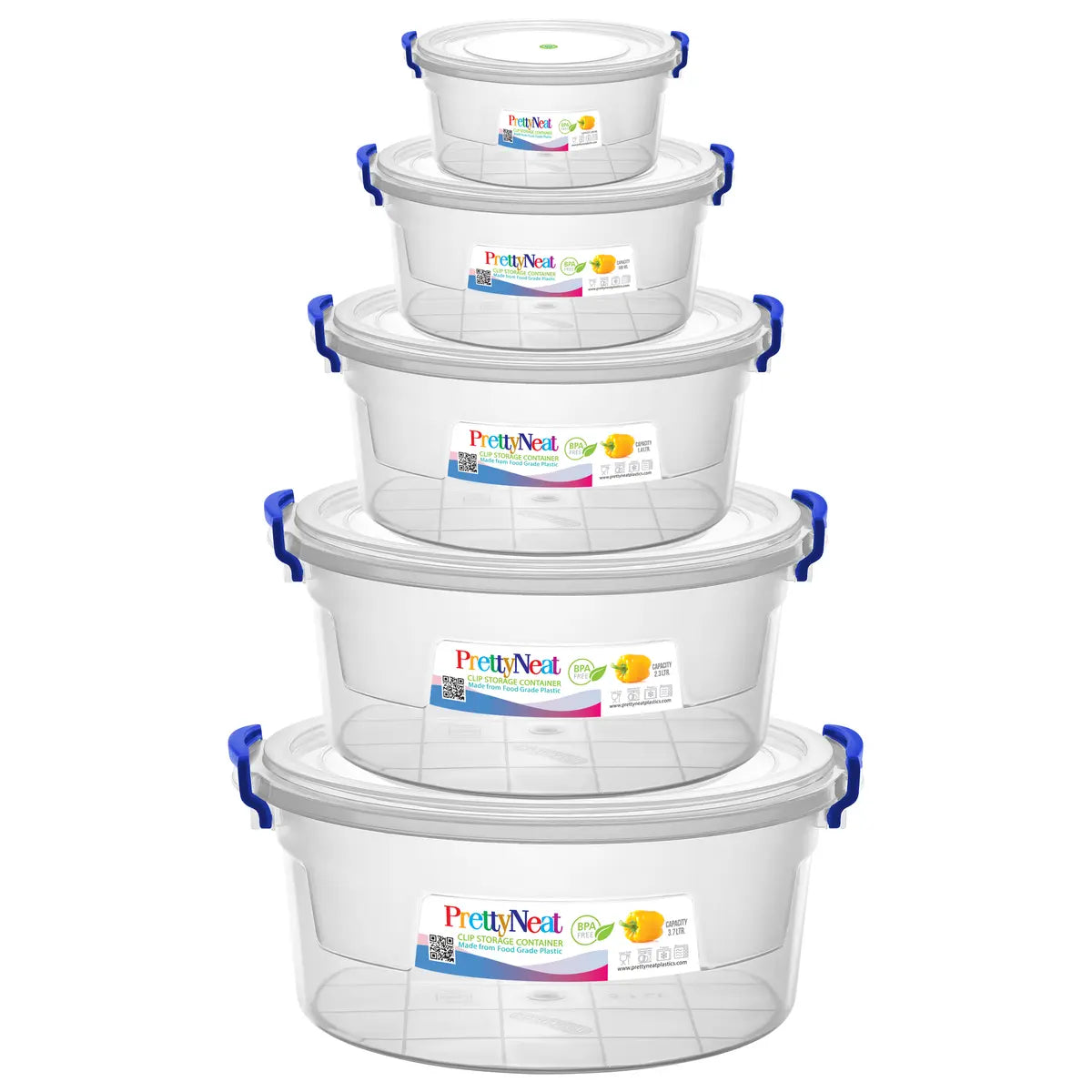 Clip Storage Container Bundles (3 pcs, 4 pcs and 5 pcs Set)