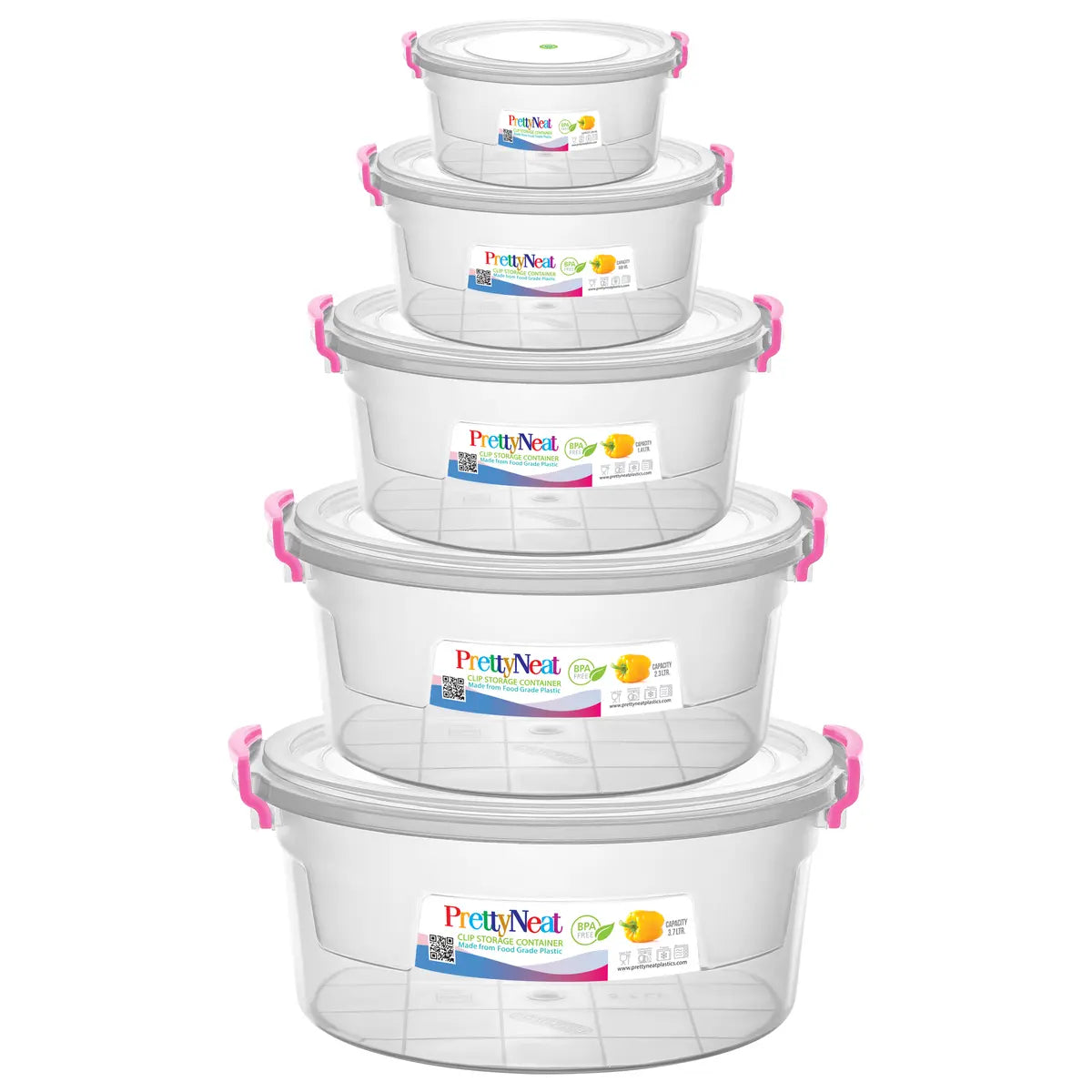 Clip Storage Container Bundles (3 pcs, 4 pcs and 5 pcs Set)