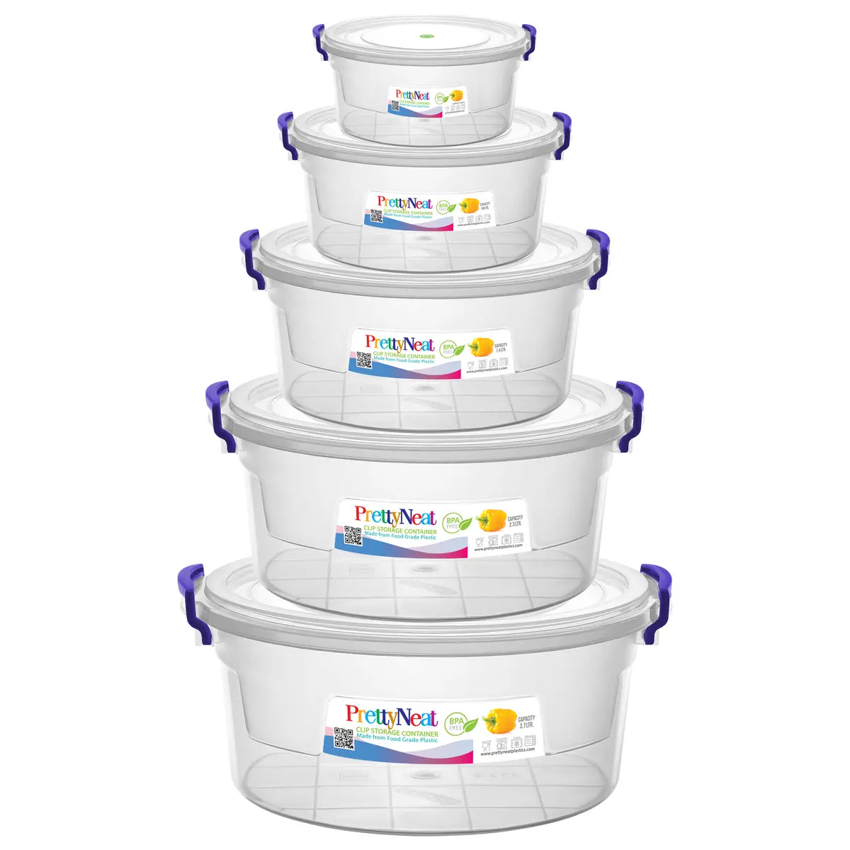 Clip Storage Container Bundles (3 pcs, 4 pcs and 5 pcs Set)