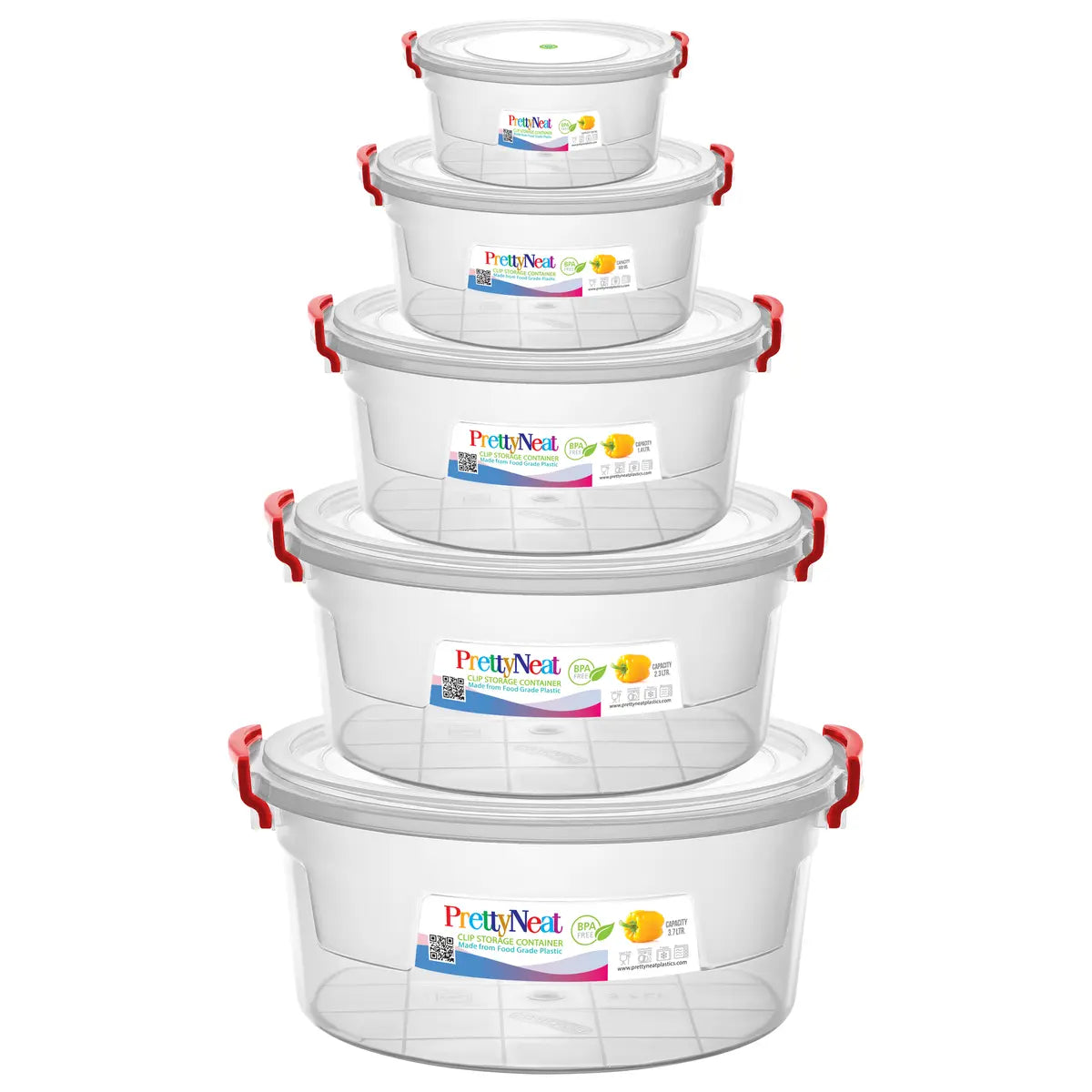 Clip Storage Container Bundles (3 pcs, 4 pcs and 5 pcs Set)