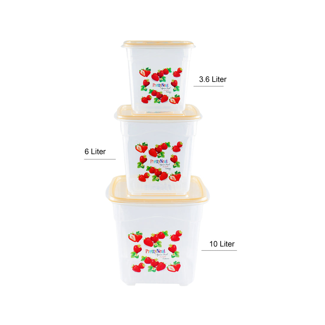 Square Multipurpose Jar Set