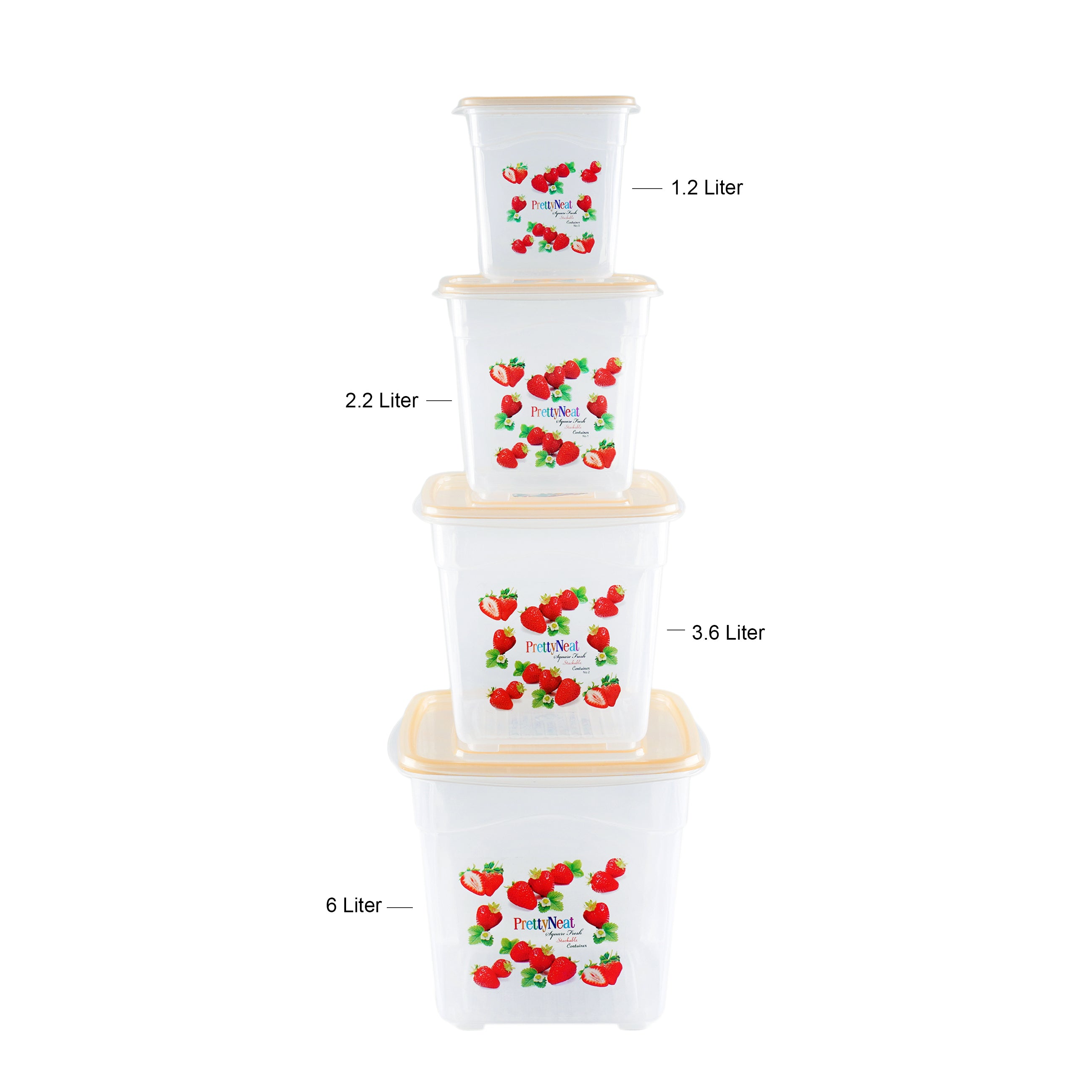 Square Multipurpose Jar Set