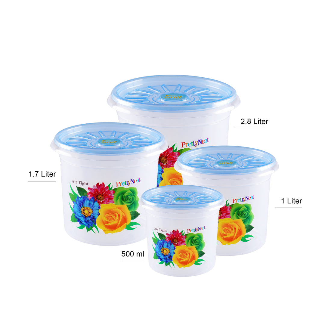 Round Airtight Storage Jars