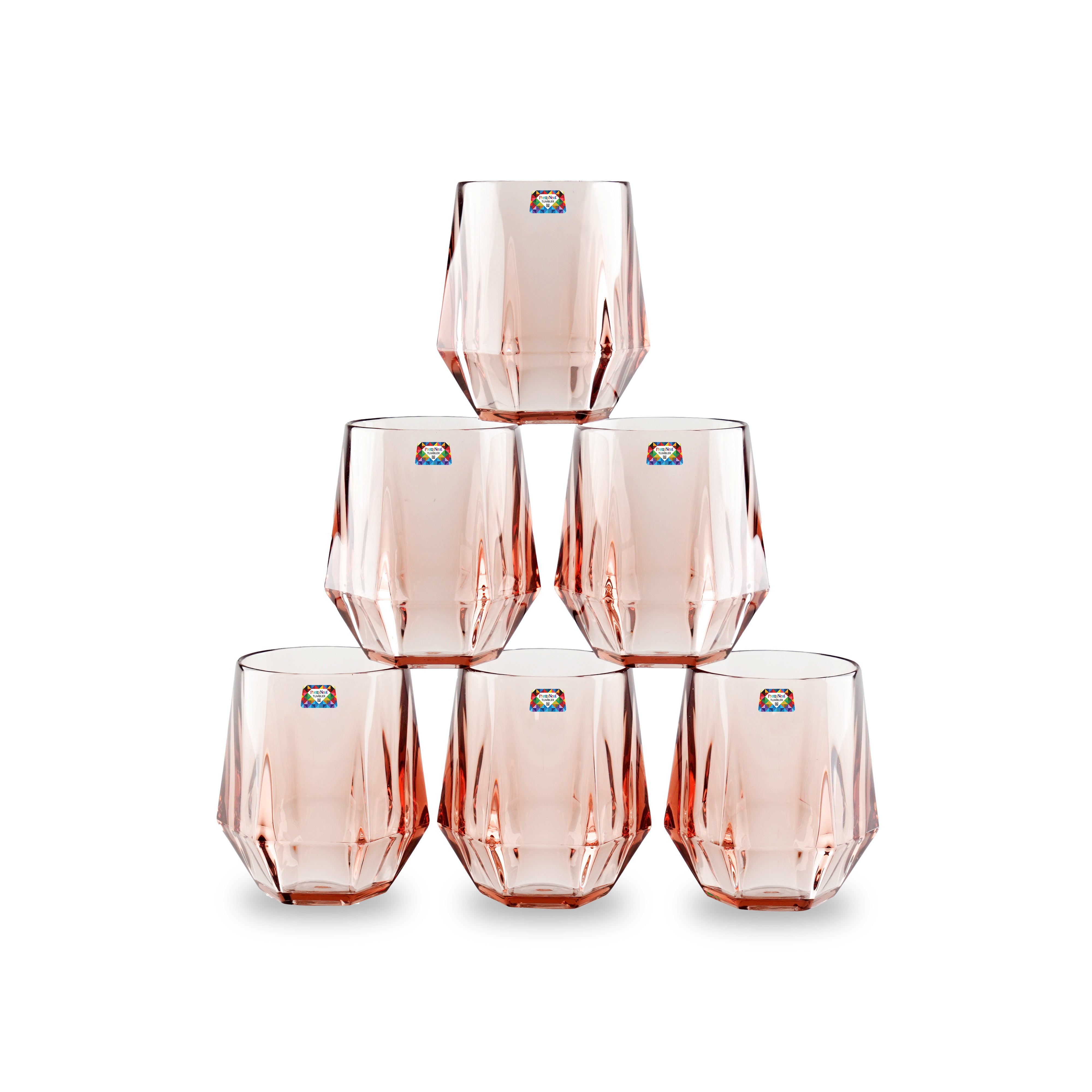 Glam Acrylic Glasses - 300ml - (Box of 6)