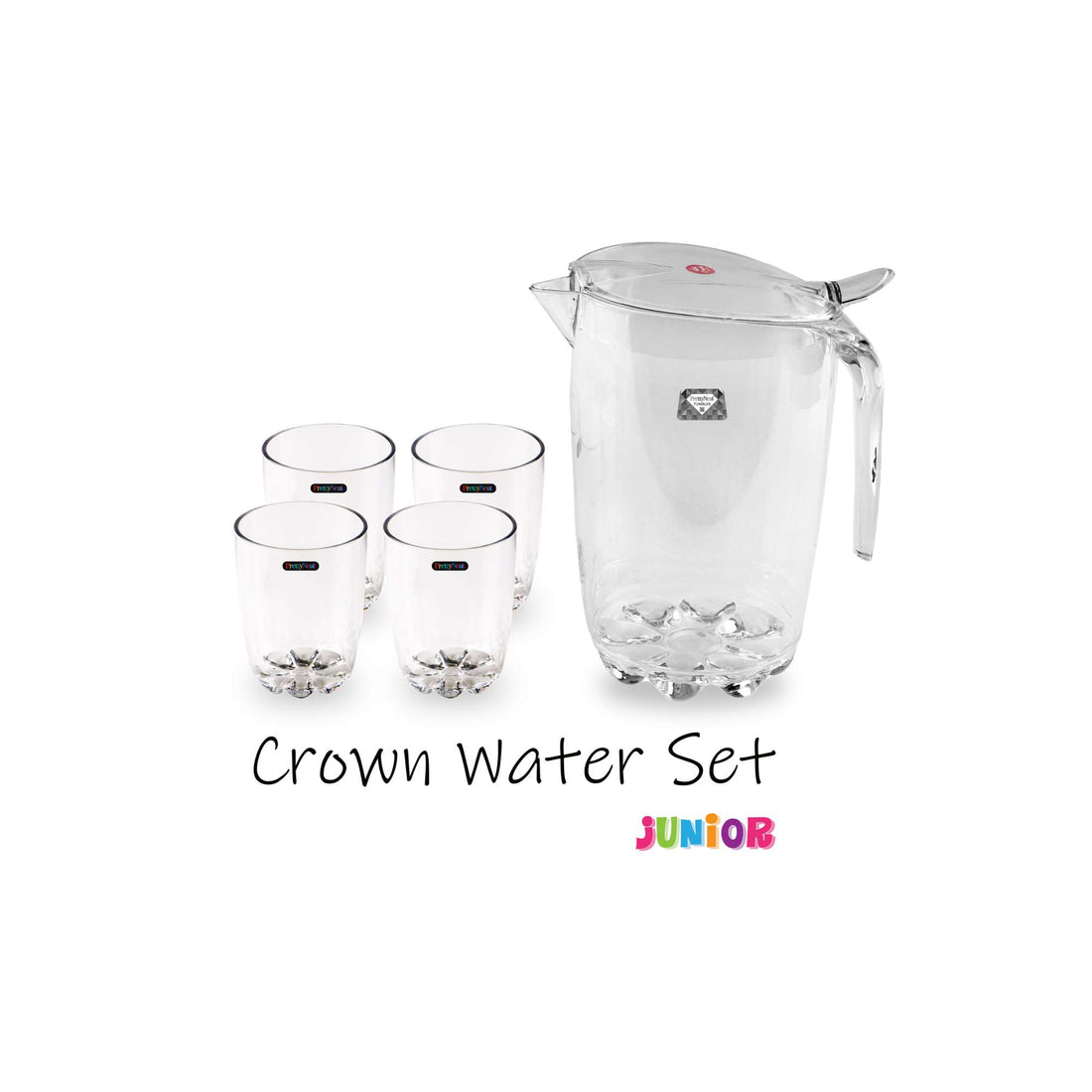 Crown Water Set (1.2 - 2 Liter)