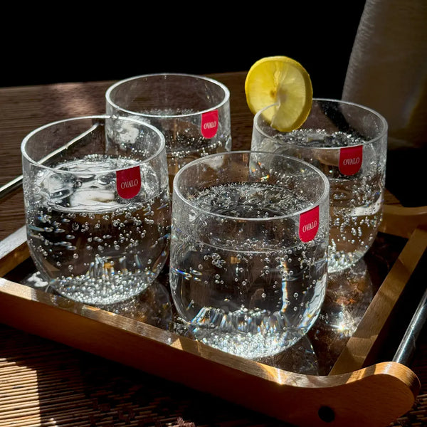 Ovalo Acrylic Glass - 400 ml - (Box of 6)