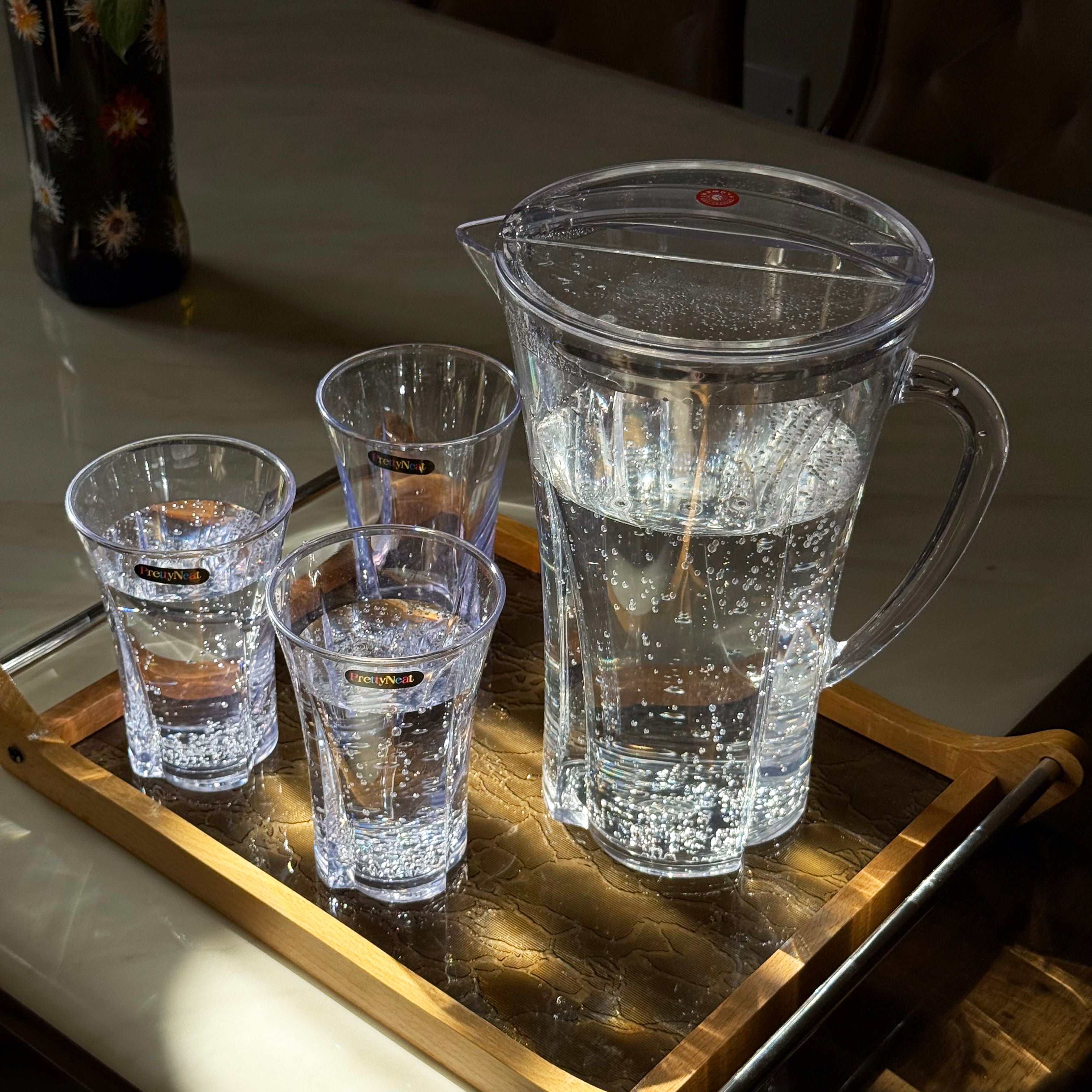 Flower Crystal Water Set - 7 Piece Set