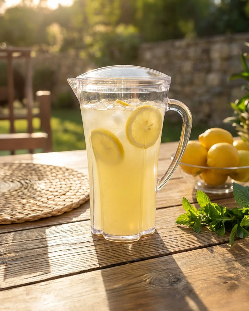 Flower Crystal Jug - 2 Liter