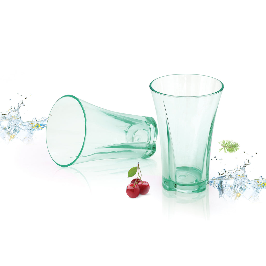 Flower Acrylic Glass (250 - 280 ml)