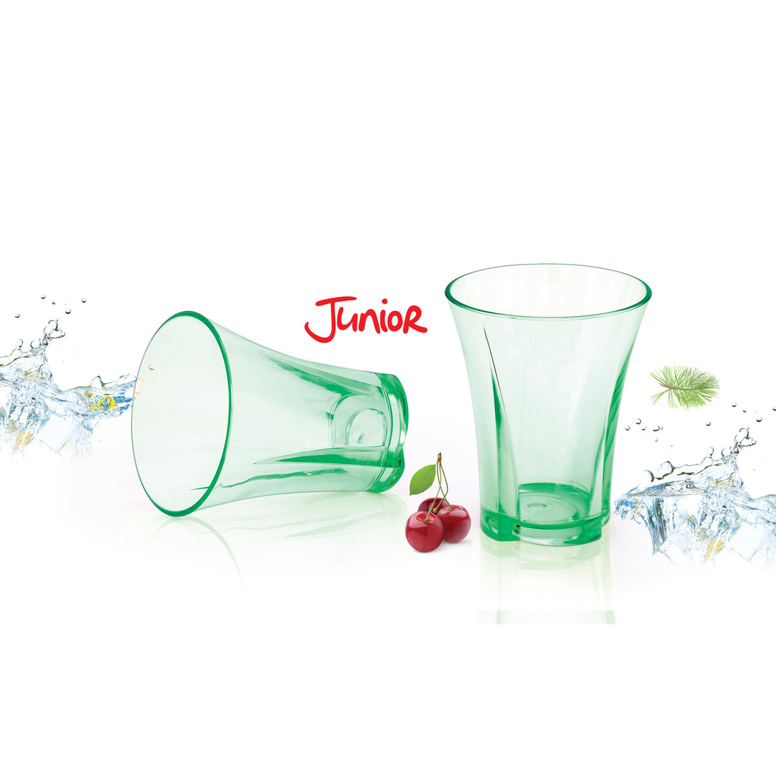 Flower Acrylic Glass (250 - 280 ml)