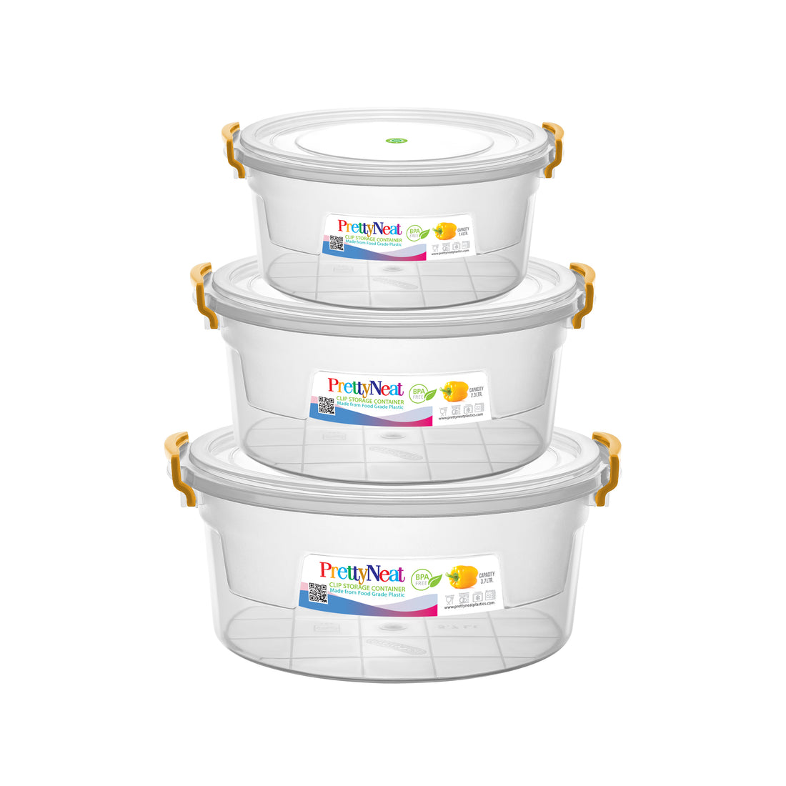 Clip Storage Container Bundles (3 pcs, 4 pcs and 5 pcs Set)