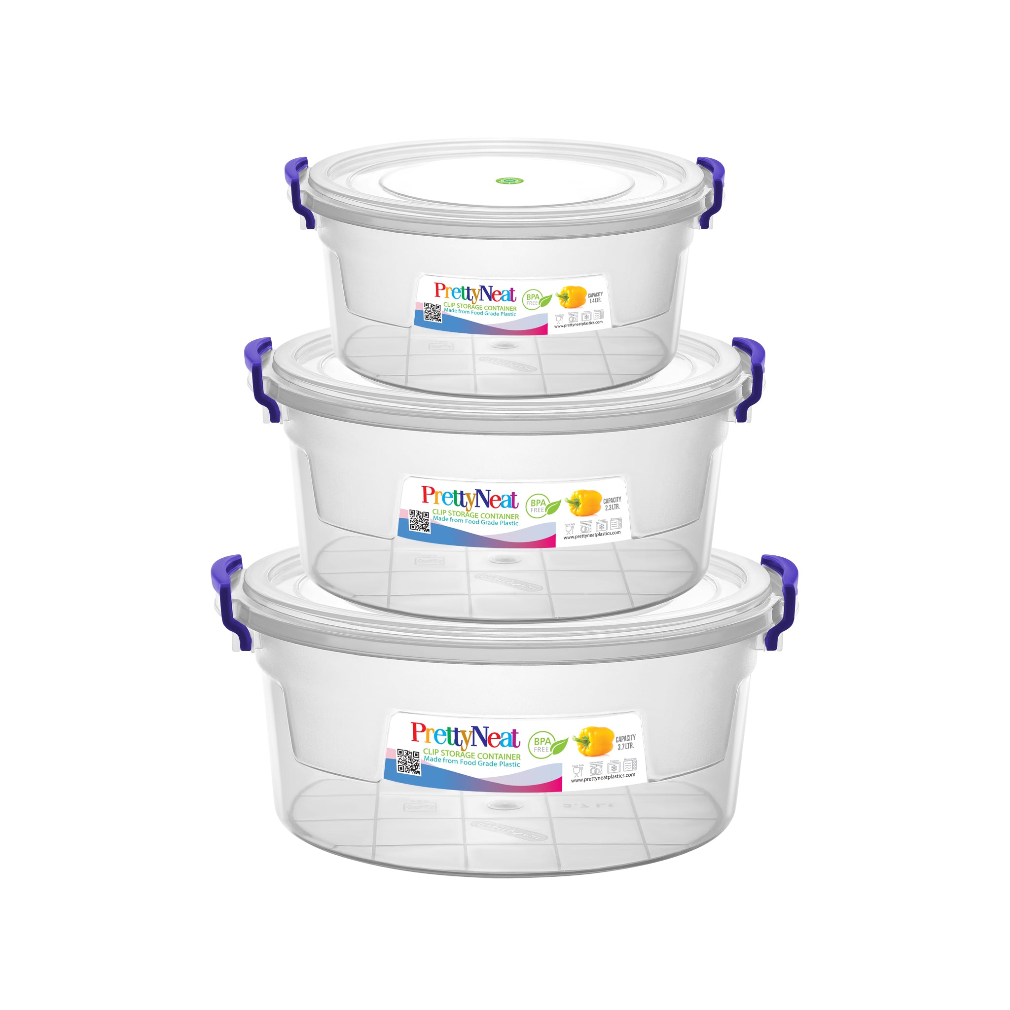 Clip Storage Container Bundles (3 pcs, 4 pcs and 5 pcs Set)