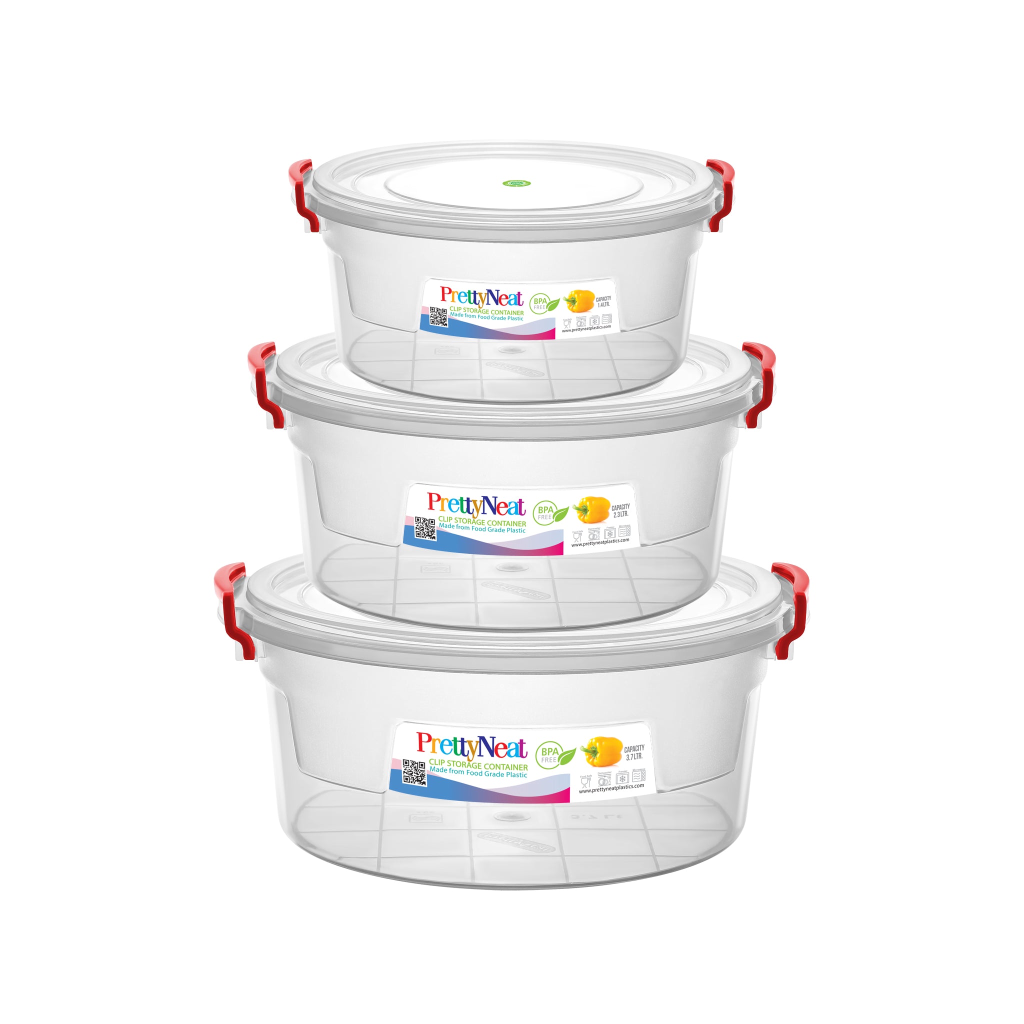 Clip Storage Container Bundles (3 pcs, 4 pcs and 5 pcs Set)