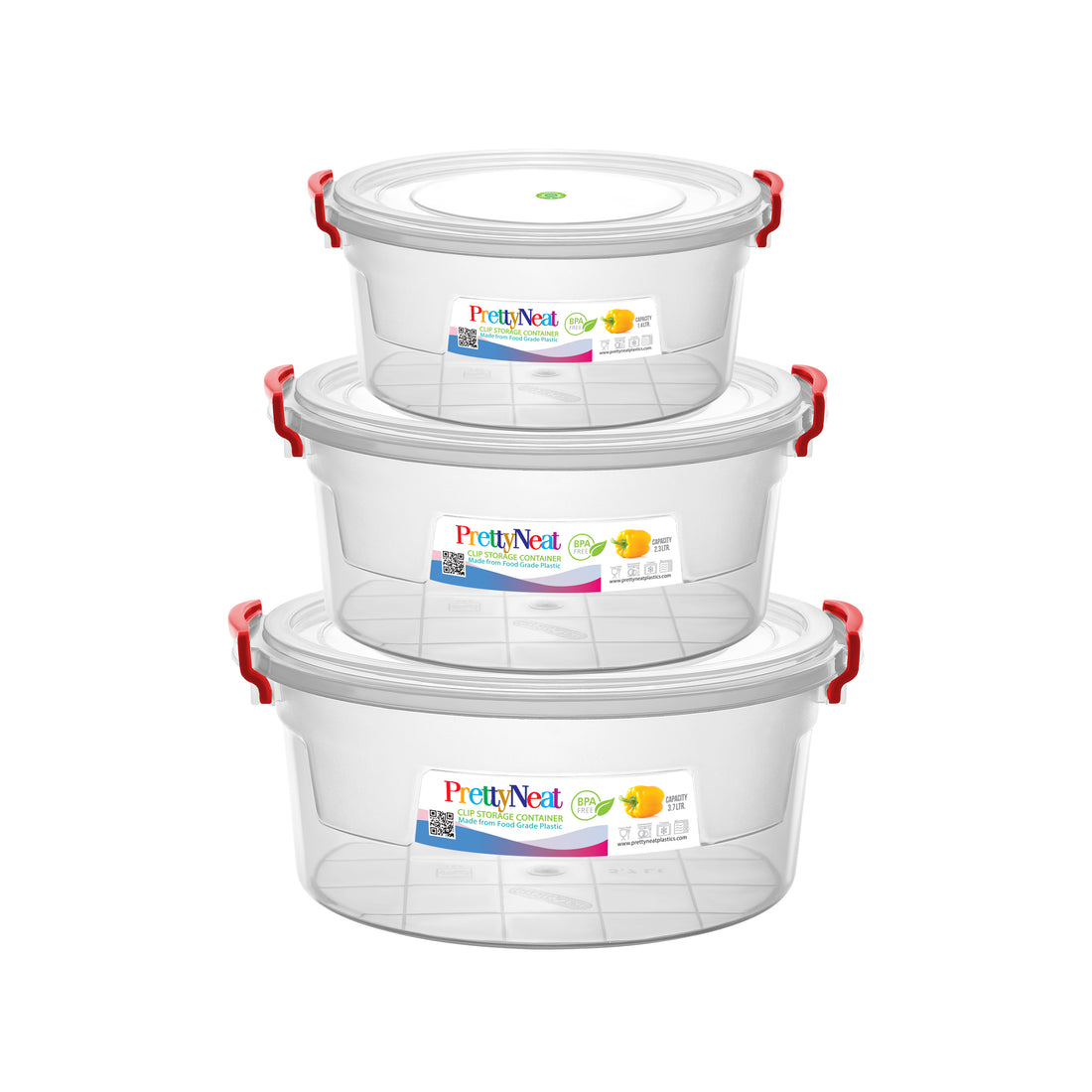 Clip Storage Container Bundles (3 pcs, 4 pcs and 5 pcs Set)