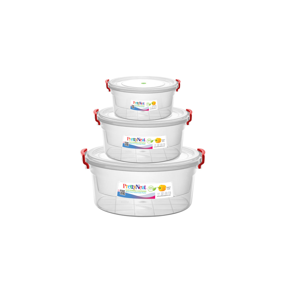 Clip Storage Container Bundles (3 pcs, 4 pcs and 5 pcs Set)