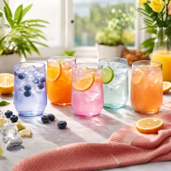 Ovalo Acrylic Glass Large - 400 ml - (Box of 6)