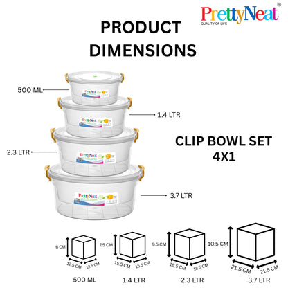 Clip Storage Container Bundles (3 pcs, 4 pcs and 5 pcs Set)