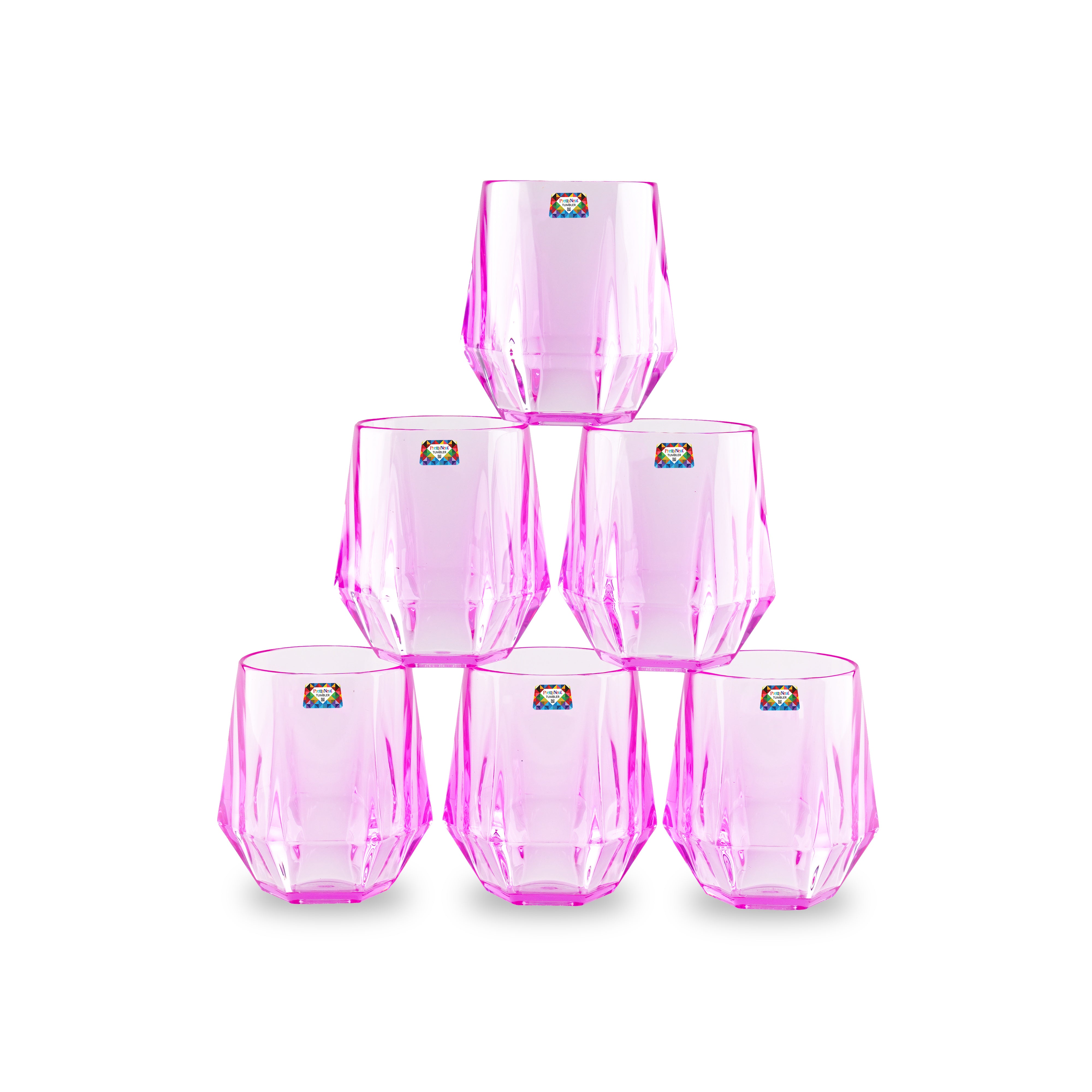 Glam Acrylic Glasses - 300ml - (Box of 6)