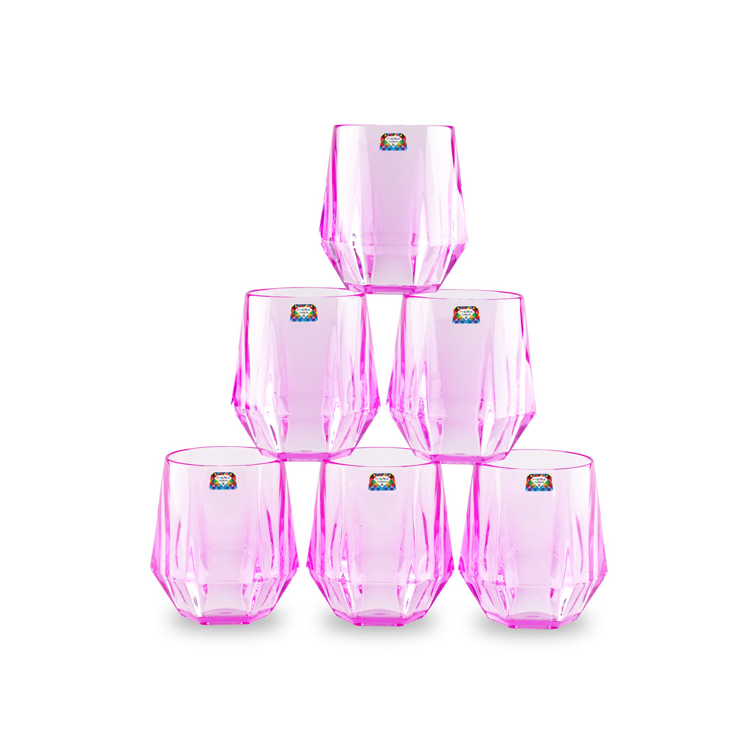 Glam Acrylic Glasses - 300ml - (Box of 6)