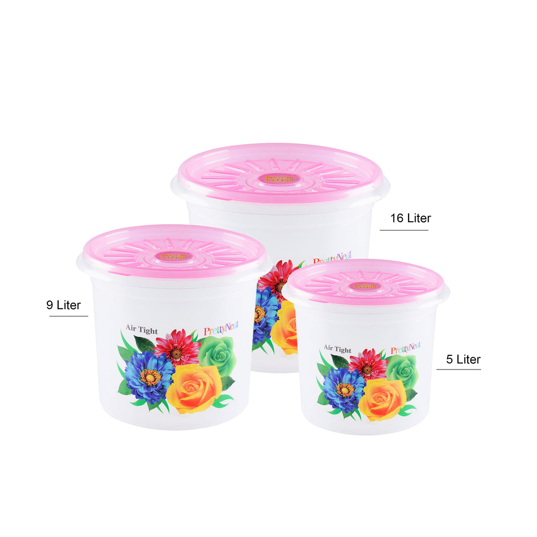 Round Airtight Storage Jars