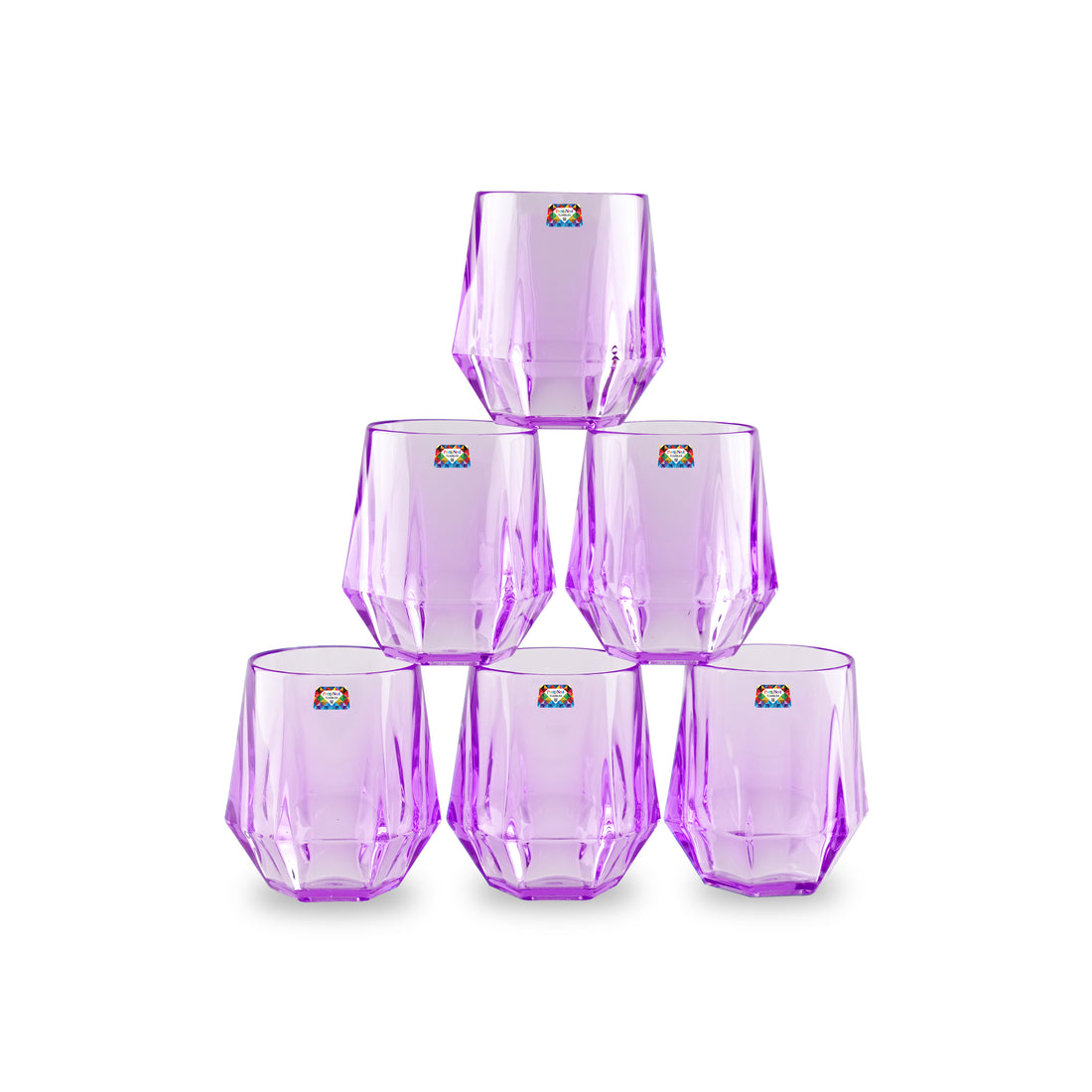 Glam Acrylic Glasses - 300ml - (Box of 6)