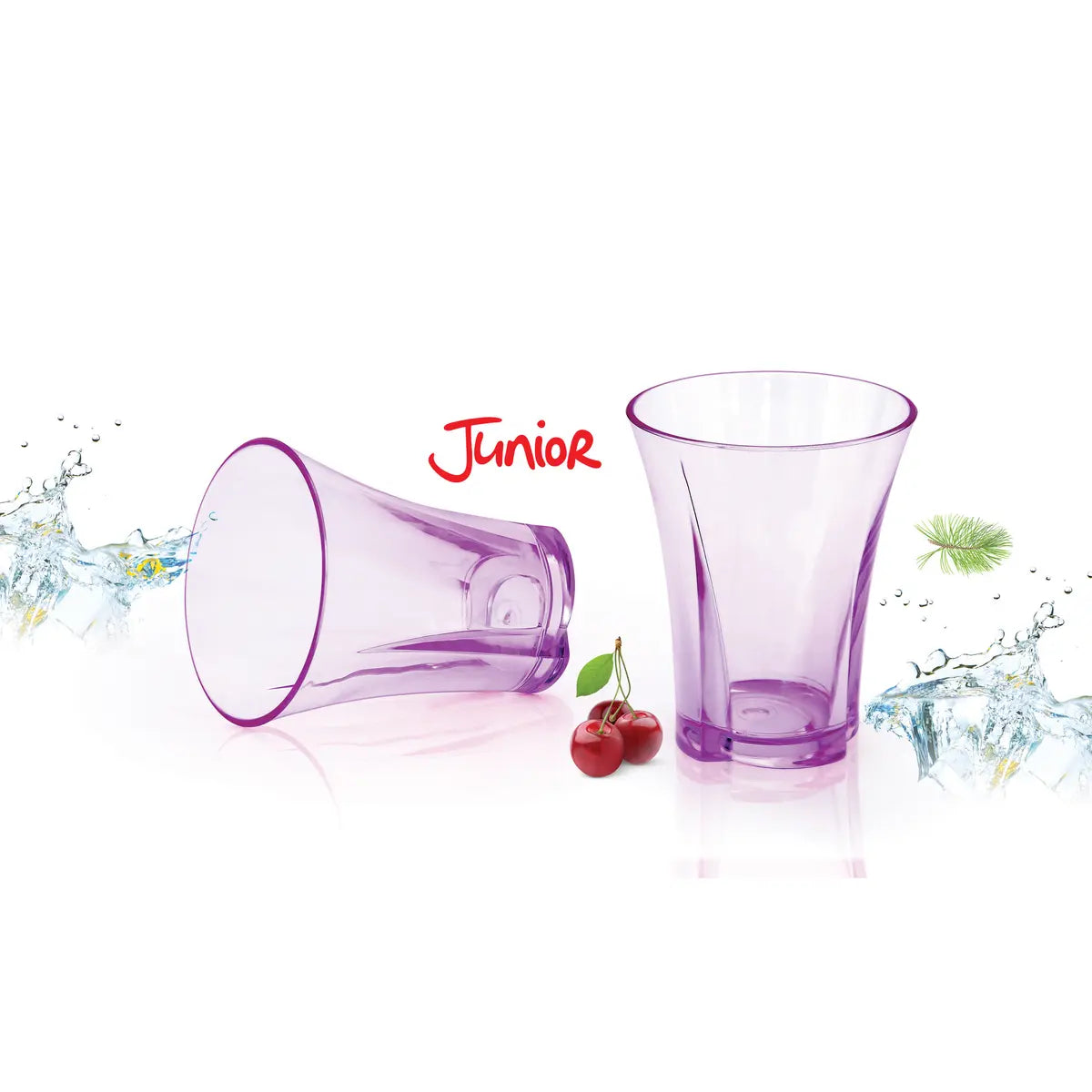 Flower Acrylic Glass (250 - 280 ml)