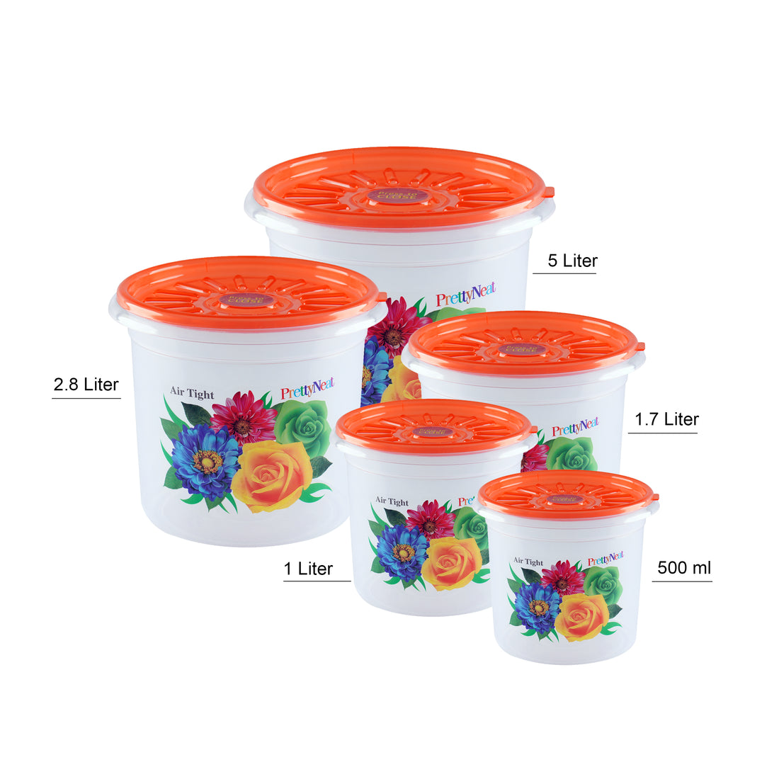 Round Airtight Storage Jars