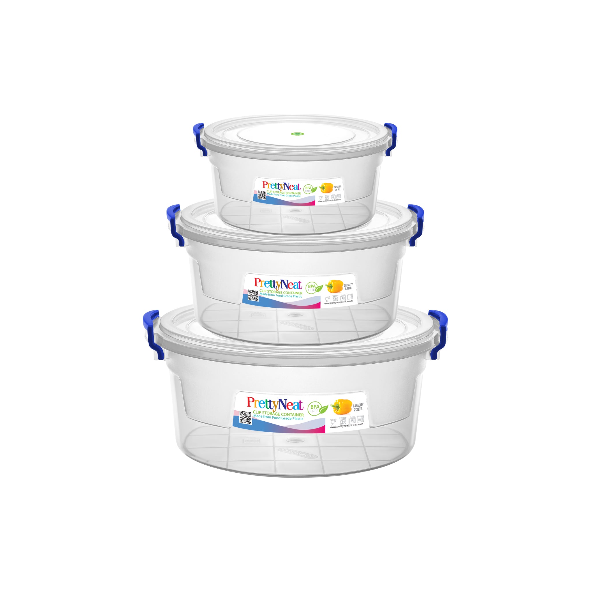 Clip Storage Container Bundles (3 pcs, 4 pcs and 5 pcs Set)
