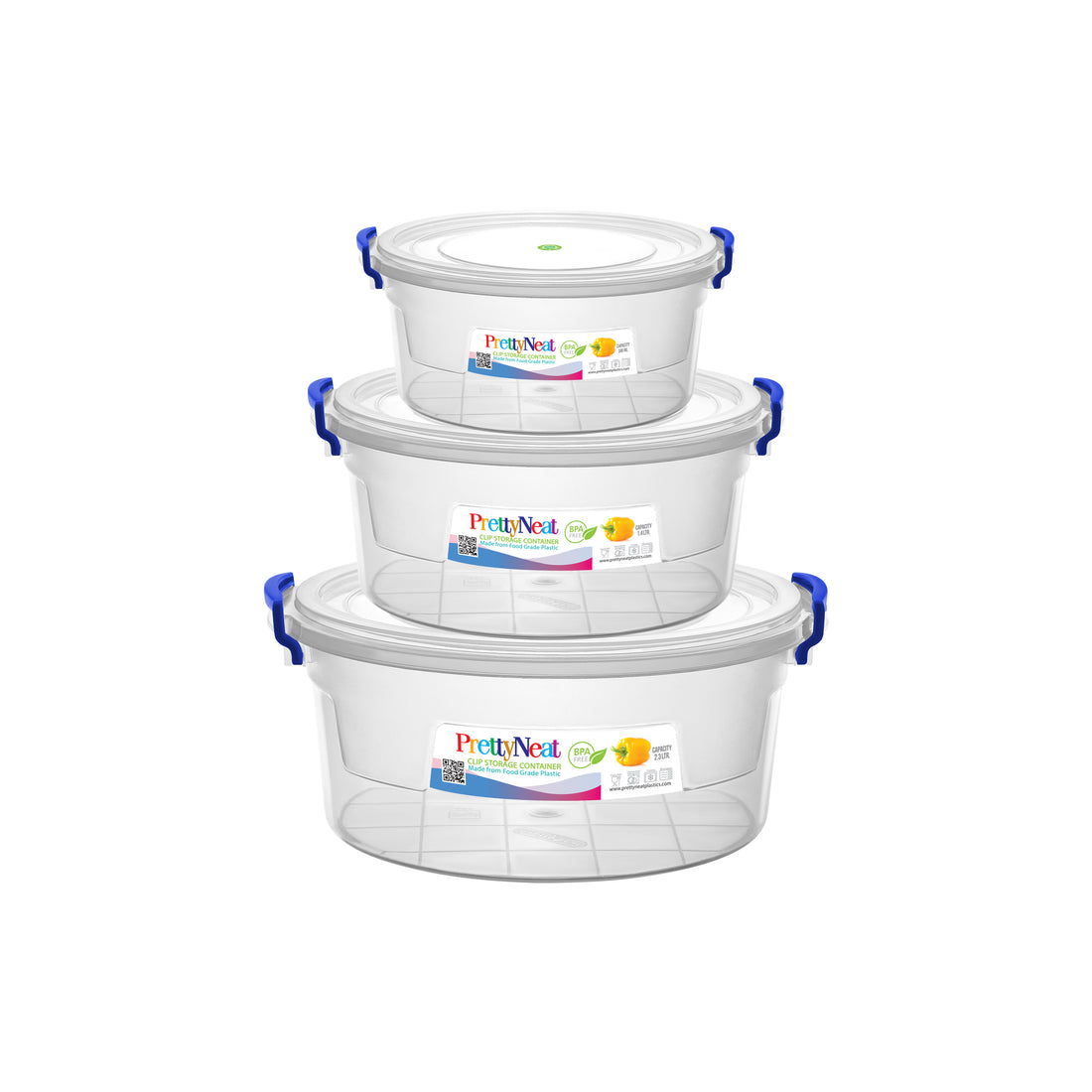 Clip Storage Container Bundles (3 pcs, 4 pcs and 5 pcs Set)