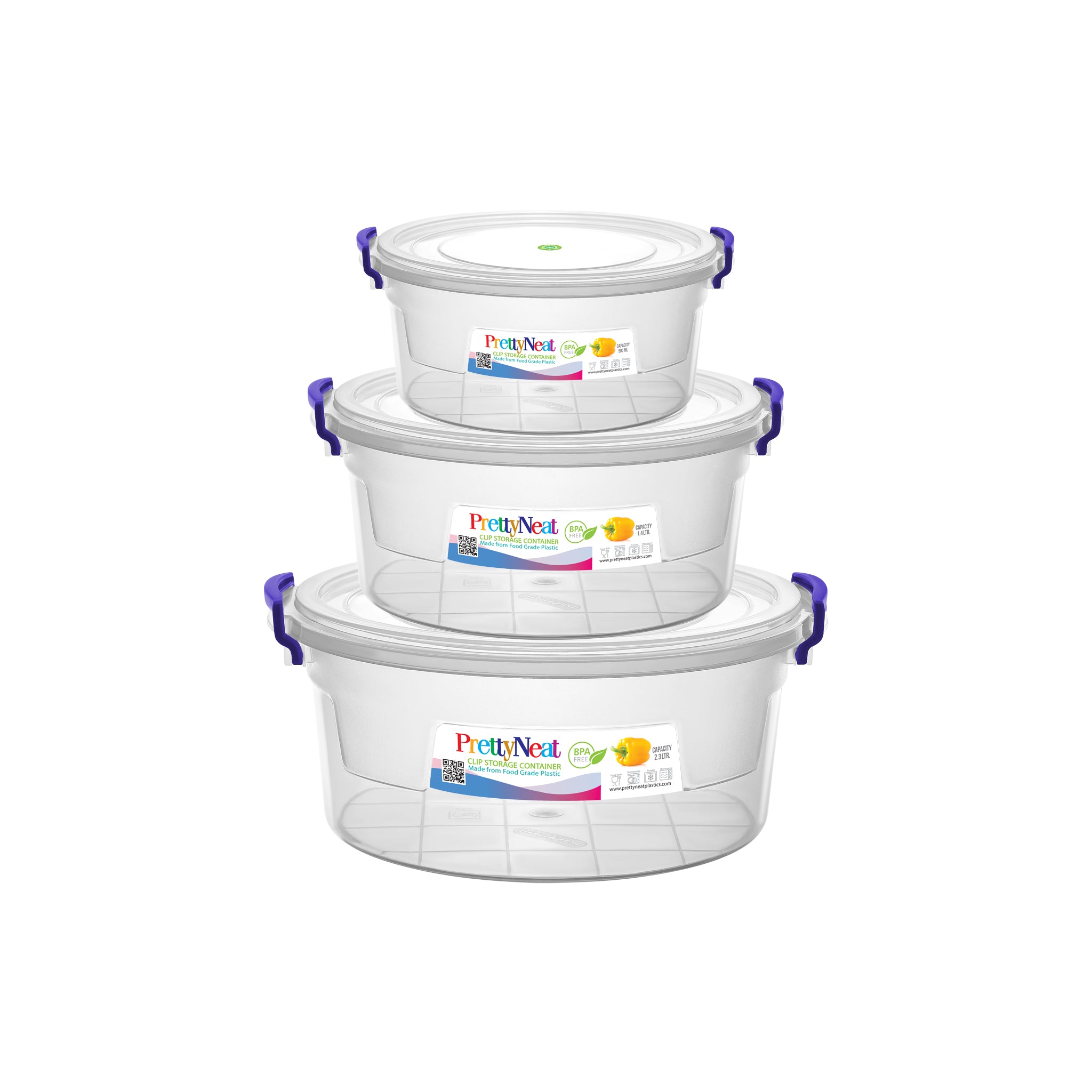 Clip Storage Container Bundles (3 pcs, 4 pcs and 5 pcs Set)
