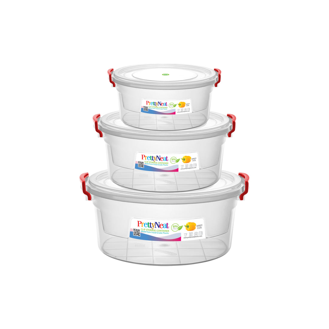 Clip Storage Container Bundles (3 pcs, 4 pcs and 5 pcs Set)