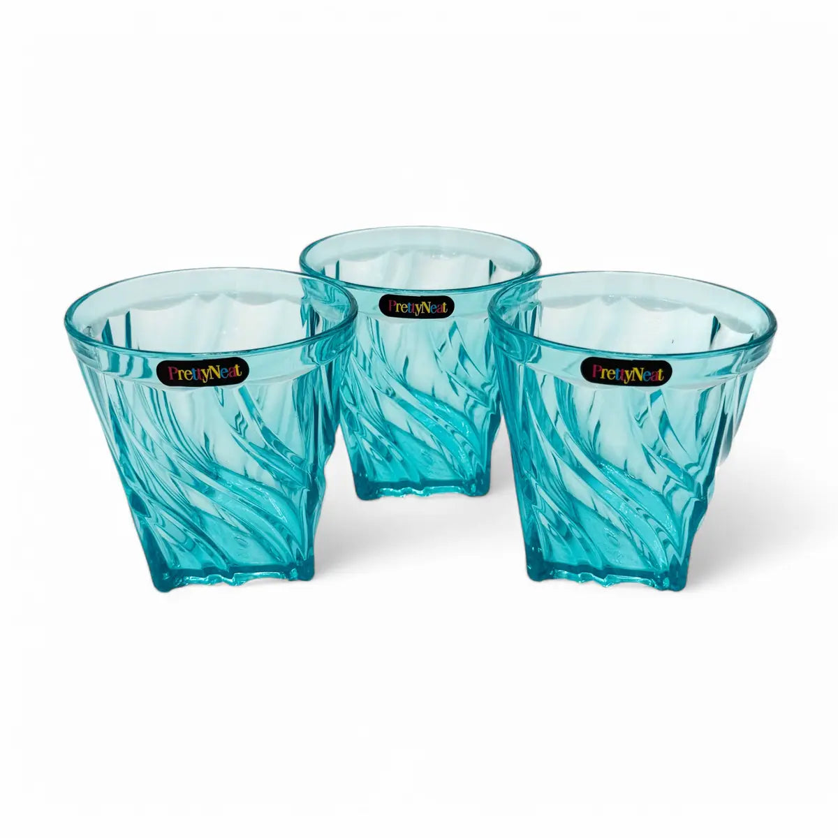 Swirl Crystal Glass - 400 ml - (Pack of 3)