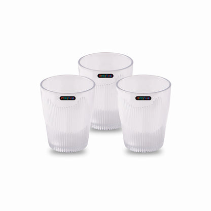 Line Crystal Glass - 300 ml - Pack of 3