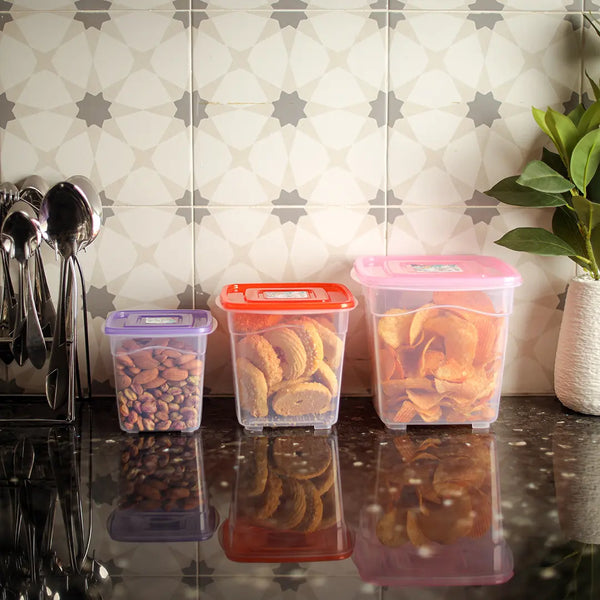 Square Multipurpose Jar Set