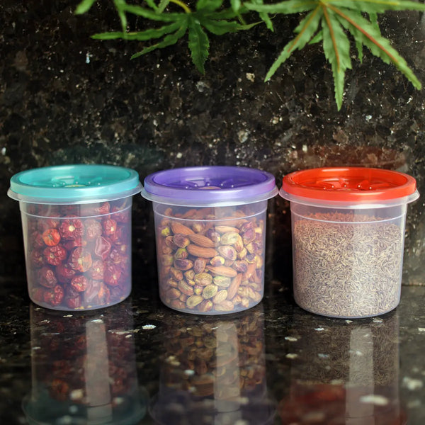 Round Airtight Storage Jars